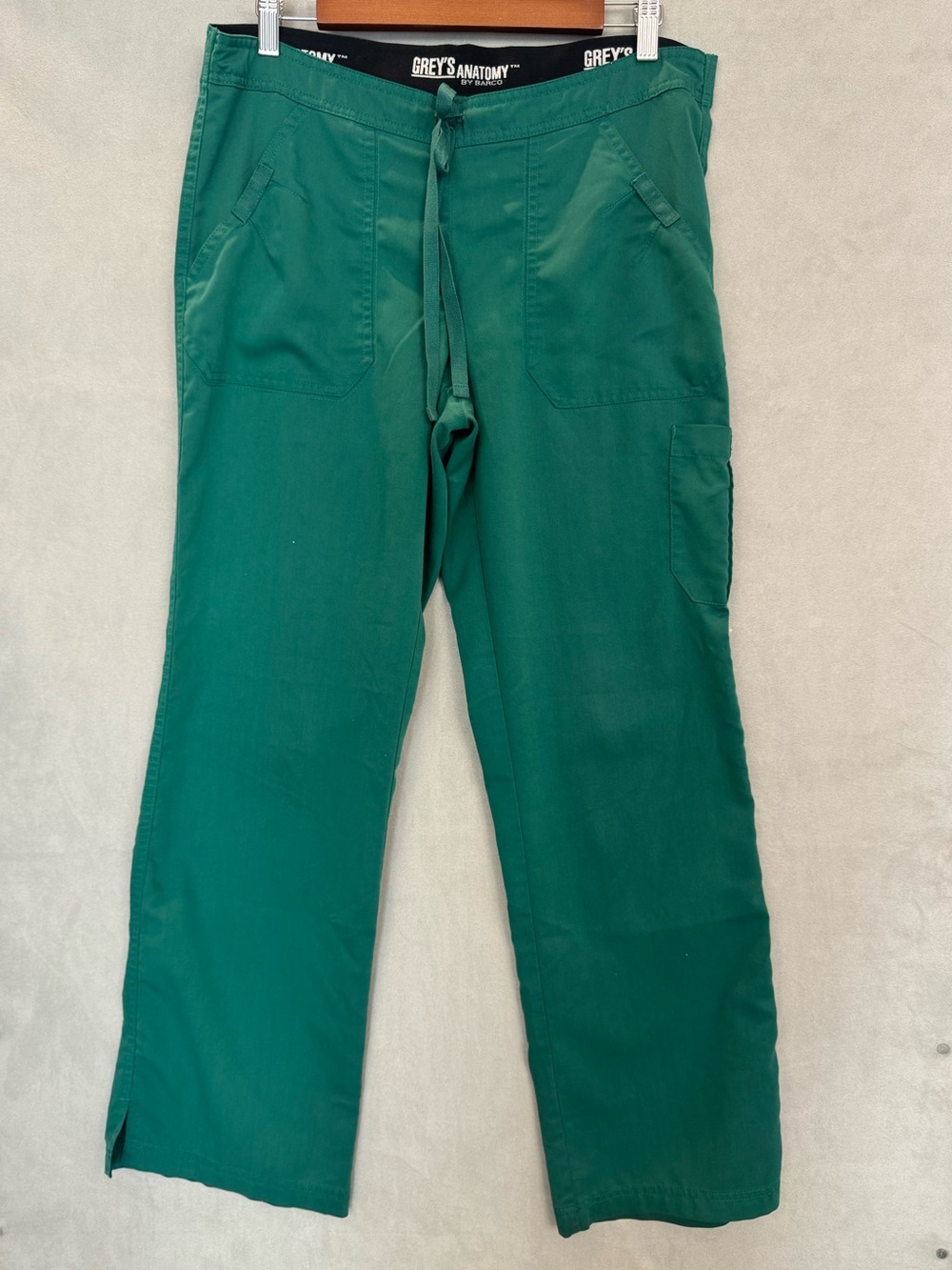 Grey’s Anatomy by Barco Scrub Pants S Green Drawstring Cargo Medical Nurse
